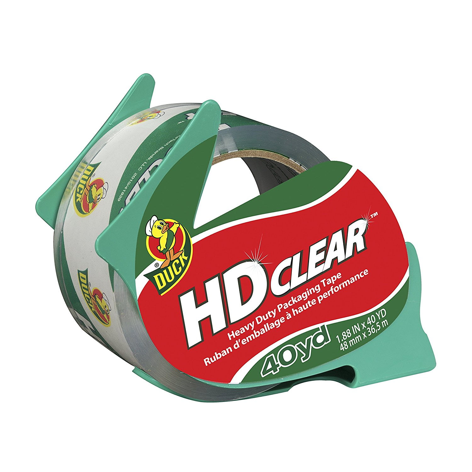 Duck Brand HD Clear Heavy Duty Acrylic Packing Tape - Clear, 1.88 in. x 40 yd.