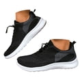 thumbnail image 3 of XIMIN Men Sneakers Walking Shoes Lightweight Athletic Knit Fashion Sneakers Non Slip Casual Breathable Tennis Shoes Work Shopping Travel Footwear, 3 of 8