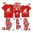 thumbnail image 3 of ITFABS Family Matching Christmas Pajamas Suit/Romper, Short/Long Sleeve Tops+Pants, 3 of 3