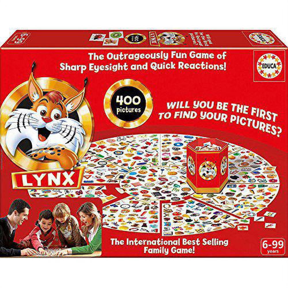 Lynx- 400 Piece Quick Reaction Family Board Game