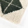 thumbnail image 4 of Quarterman Diamond Shag Area Rug, 4 of 5