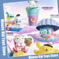 thumbnail image 2 of Sanrio-juguete Kawaii Hangyodon, luz nocturna de pez feo, caja de música de Hello Kitty, máquina de burbujas con Pompón, juguetes para niños, regalo, nuevo, 2024, 2 of 5