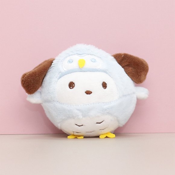 Kawaii Sanrio Pochacco Plushie Doll, Pochacco Stuffed Animal Toy Birthday Xmas Gift for Kids Boys Girls, Back to School Supplies