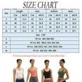 thumbnail image 2 of High-coverage Camisoles Women's Sports Bras Comfy Padded Gym Workout Longline Crop Top Sleeveless Super Breathable Running Yoga Crop Tank Tops, 2 of 8
