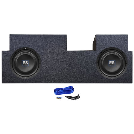 2 10" American Bass Subwoofers Sub Box Enclosure Fits 2019- 2023 Jeep Gladiator