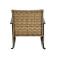 thumbnail image 6 of 3 Pieces Rocking Patio Bistro Set, Outdoor Patio Furniture with Thick Cushions and 2-Tier Coffee Table, Segmart Oversize Rattan Conversation Set for Garden, Balcony, Backyard, Poolside, 6 of 8