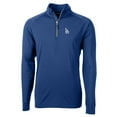 thumbnail image 2 of Men's Cutter & Buck Blue Los Angeles Dodgers Big & Tall Adapt Eco Knit Stretch Recycled Quarter-Zip Pullover Top, 2 of 3