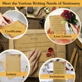 thumbnail image 2 of 72 Sheets(9 Sets) A5 Floral Vintage Stationary Paper, Kraft Writing Paper Stationery Set, Atique Pattern A5 Kraft Paper for Writing Printing, 2 of 7