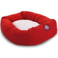 thumbnail image 4 of 52 Pouces Rouge & Sherpa Bagel Chien Lit par Majestic Pet Produits, 4 of 4