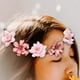 thumbnail image 4 of Boda Floral Corona Sunnimix Banda para el Cabello Boho Guirnalda Cabello Rosado nuevo, 4 of 8