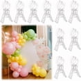 thumbnail image 2 of 10 Pcs Heavy Duty Clear Balloon Arch Clips 3.5 Inch, Large Transparent Spring Clips for Birthday Party Decorations, Craft Projects, Woodworking and Photography Studio Setup, 2 of 8