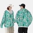 thumbnail image 4 of Kdxio Alapaca in Boho Print Women Men Sun Protection UPF 50+ Jackets Zip Up Long Sleeve Hoodie Hiking Lightweight with Pockets, 4 of 7