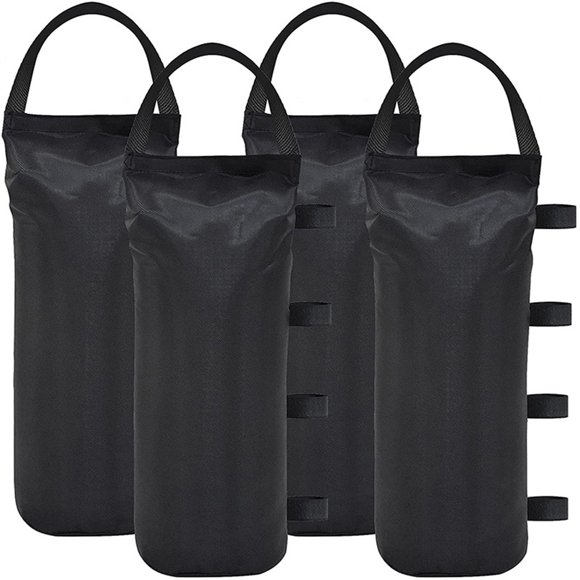 Sand Bags Weights for Instant Tents and Pop Up Gazebos – 4-Pack, 18.11 in x 7.87 in, 600D Polyester Fabric, Holds Up to 37.5 lb