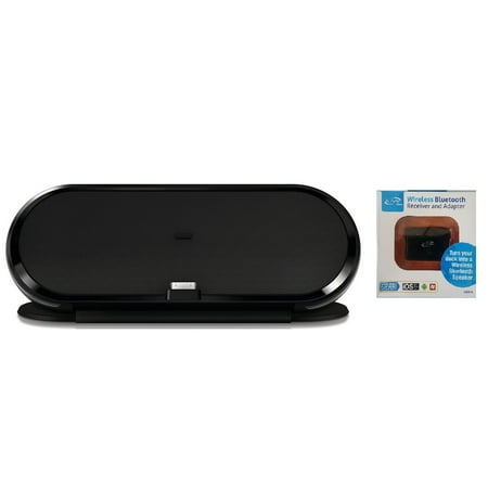 Philips DS7650/37 10W Fidelio Rechargeable Portable Docking Speaker Bundled with iLive Bluetooth Adapter, Refurbished