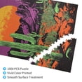 thumbnail image 3 of 1000 pcs 1000 Piece Vibrant Jigsaw Puzzle Sunset Desert Cactus,Unique and Beautiful Design,Charm Plant Cactus Wooden Puzzles,for Puzzle Lovers,Impossible Hard Difficult Challenging Puzzles for Adults, 3 of 6