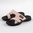 thumbnail image 5 of Dakaela Summer Sandals for Women 2026 with Arch Support Orthopedic Slip on Slides Ladies Comfortable Summer Beach Casual Slippers Light Pink Size 9, 5 of 8