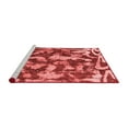 thumbnail image 2 of Ahgly Company Machine Washable Indoor Square Abstract Red Modern Area Rugs, 3' Square, 2 of 4