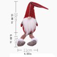 thumbnail image 3 of XWSHYW Decoraciones para El Hogar Adornos Navideños de Papá Noel para Escaparates, 3 of 4