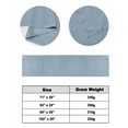 thumbnail image 6 of Bed Runner for King Size, Vintage Sky Blue Decorative Scarf Throws for Foot of Bed, Farmhouse Retro Solid Color Linen Texture Luxury Bedding Protector Slipcover Bedrunners for Hotel, 94 x 20 Inch, 6 of 6