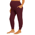 thumbnail image 3 of Yawrut Three-Piece Set Women Pregnant Women High Waist Support Side Pocket Bunched feet Yoga Maternity Pants, 3 of 8