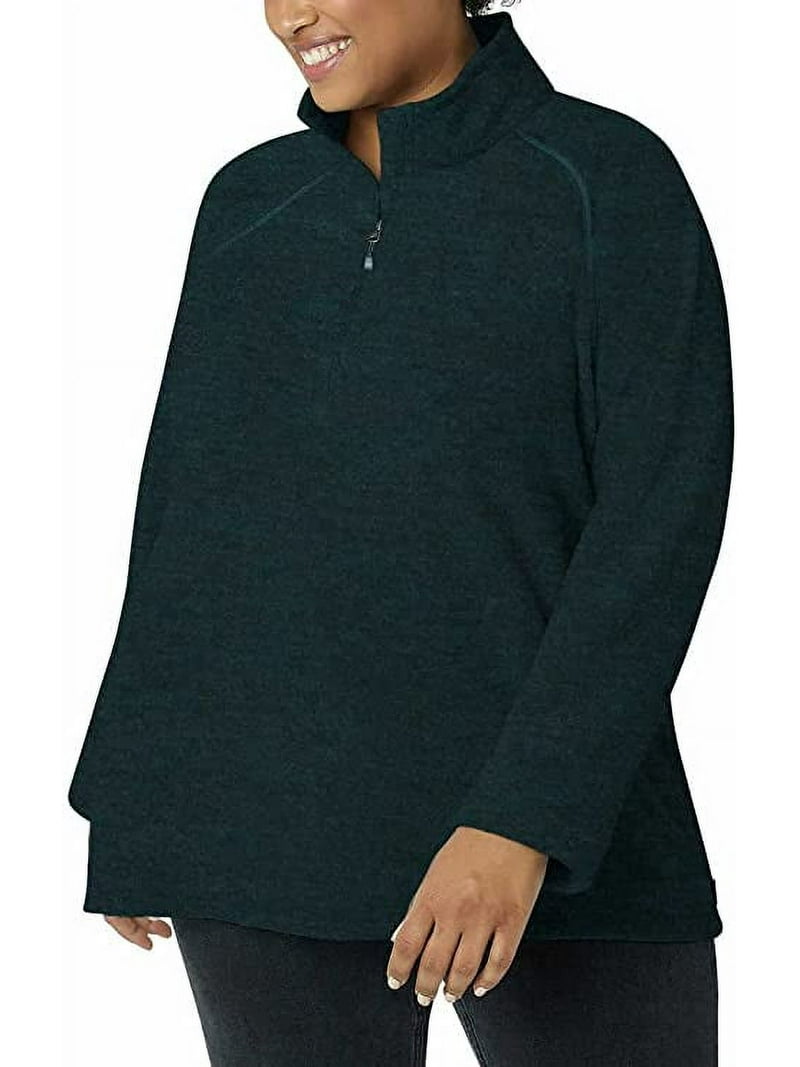 Eddie Bauer Womens Midweight Quarter Zip Fleece Pullover