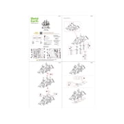 Model Kit Golden Hind Galleon (Moderate Difficulty) Steel Model Kit by Metal Earth