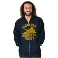 thumbnail image 5 of Funny Virginia Thanksgiving VA Turkey Zip Up Hoodie Men's Women's Brisco Brands L, 5 of 6