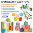 thumbnail image 3 of Set de juguetes Jyusmile Montessori 5 en 1 para 6 a 12 meses con viaje, 3 of 9
