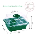 thumbnail image 5 of xiaxaixu 5 Pack Seed Starter Tray Kit, Biodegradable Seedling Germination Kit with Shovels and Plant Tags, 5 of 5