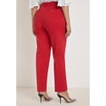 thumbnail image 2 of ELOQUII Women's Plus Size Tall Kady Fit Double-Weave Pant, 2 of 3
