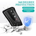 thumbnail image 5 of Key Fob Cover Compatible with Lexus ES250 ES350 GX550 LX600 LS500 LC500h NX300h RX350 RX450h UX200 2018-2025 Keychain Case Holder Protector,Black, 5 of 6
