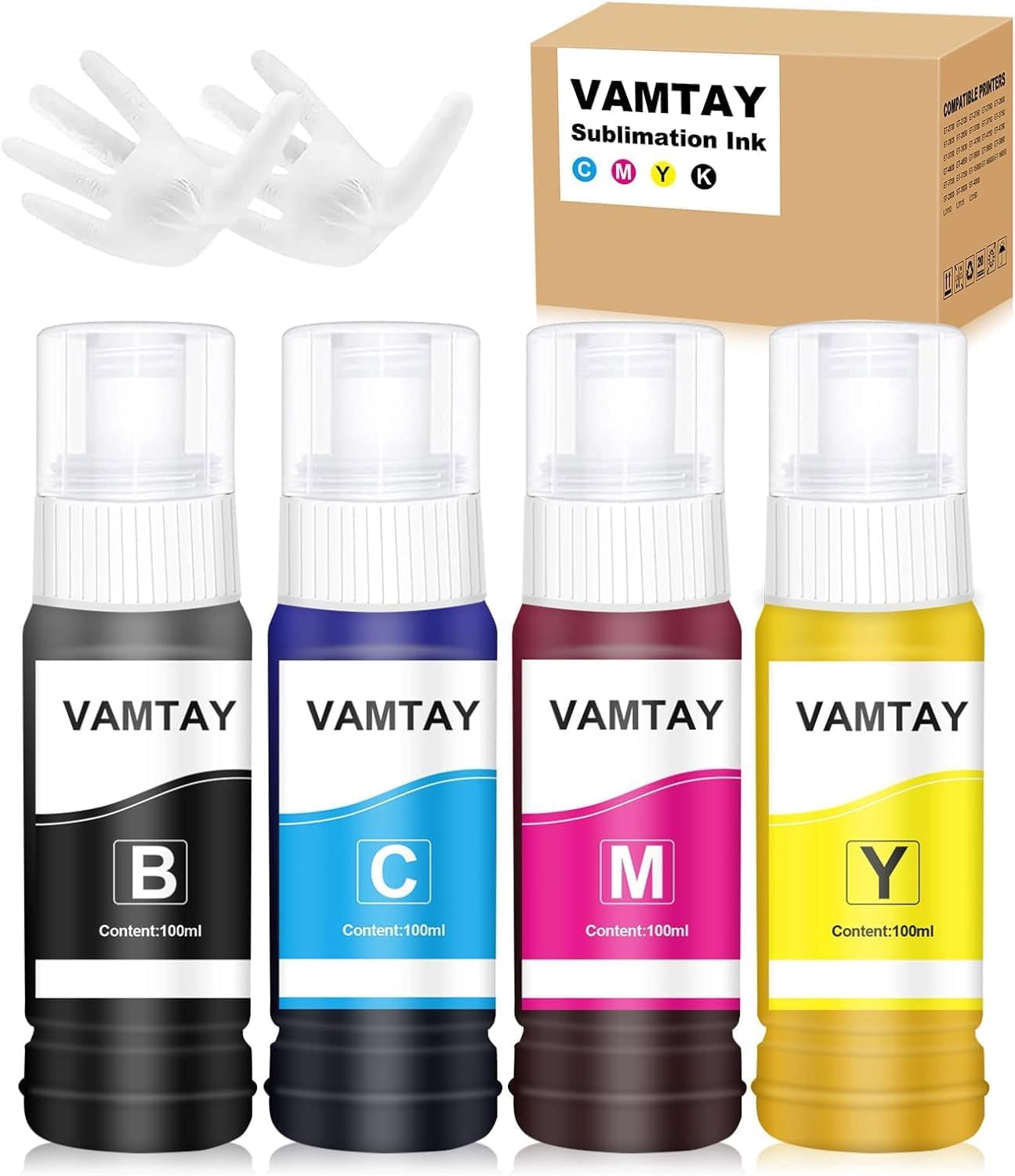 Autofill Sublimation Ink for Epson EcoTank Inkjet Printers ET-2720 ET-2400 ET-2760 ET-2800 ET-4800 ET-2803 ET-2830