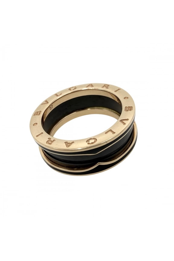 Pre-Owned Bulgari B-ZERO1 Ring for Men, 18K Pink Gold, Au750, Size 57, Jewelry Accessory,...