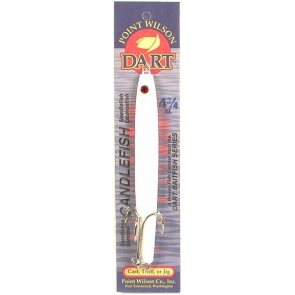 Point Wilson Candlefish Jig 4 3/4oz Pearl/White