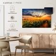 thumbnail image 5 of Elephant Stock Sunflower Field At Sunset The Secret Path Wall Art - Horizontal Canvas Wall Art - Living Room Wall Decor - Nature Canvas - Gray And Brown Decor By Melanie Viola - 12" x 8", 5 of 8