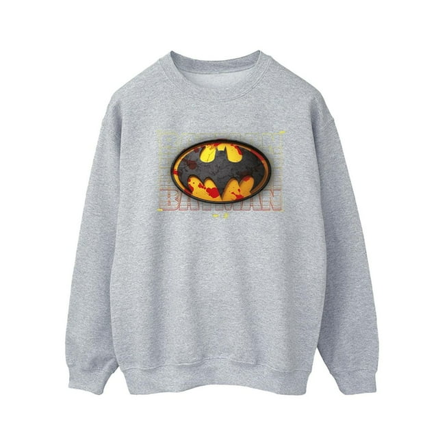 DC Comics Sweat-Shirt Éclaboussures Rouges The Flash Batman pour Hommes