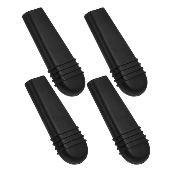 Pawsdot 4Pcs Wheelchair Brake Extension Handles Replacement Covers Black PVC Durable