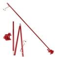 thumbnail image 4 of Support de Lampe, Mât de Lampe, Alliage d'Aluminium Extérieur pour Randonnée Camping Rouge, 4 of 7