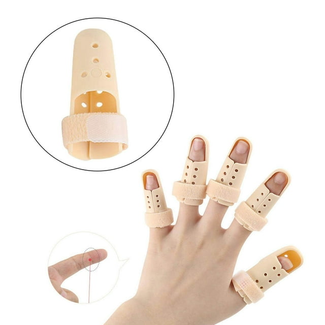 ziyahi Plastic Finger Splint Brace Recovery Splint Mallet Splint 38 to 42mm Finger