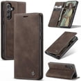 thumbnail image 1 of Leather Phone Case with Card Holder and Stand for Galaxy A36 5G, 1 of 5