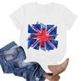 thumbnail image 4 of Cathalem T-shirts à Manches Courtes Col Rond pour Femmes, T-Shirt Graphique à Manches Courtes, Tee-Shirt Scolaire, Blanc m, 4 of 4