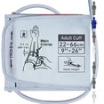 thumbnail image 1 of Brazalete de presión arterial Alcarefam XXXL, 22-66 cm (9-26 pulgadas), extragrande, compatible con monitor de presión arterial Omron, repuesto extragrande para brazo grande de adulto, con 7 conectore, 1 of 5