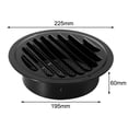 thumbnail image 3 of Grille d'Aération Ronde en Acier Inoxydable 70-200mm Protection contre les Insectes Outil de Ventilation pour Mur Extérieur Maison, 3 of 8