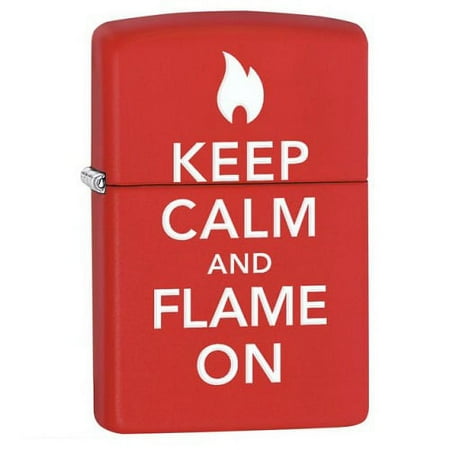 Zippo Keep Calm and Flame On Lighter 28671