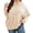 Beige, variant on Womens Plus Size Turtleneck Sweaters Knit Long Sleeve Sweater Shirts Casual Oversized Chunky Fall Winter Jumper Blouses Beige