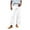 #f08-White, variant on SKSloeg Teacher Pants for Women Cropped Linen Pants High Waisted Flare Wide Leg Capri Work Pants Business Casual Ankle Pants with Pockets White L