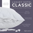 thumbnail image 3 of Lincove  Luxury Hotel Collection Bed Pillows for Sleeping with Premium 600 Count Cotton Shell Medium - Standard Size, 3 of 6
