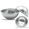 thumbnail image 1 of 3pcs Aluminum Alloy Hemispherical Cake Mold DIY Half Circle Semicircular Jelly Pudding Baking Mould, 1 of 1