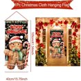 thumbnail image 1 of Bandera colgante de Papá Noel, decoraciones navideñas para el hogar, adornos navideños 2024, regalos de Navidad y Año Nuevo 2025, 1 of 5