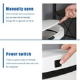 thumbnail image 6 of BestOffice 13 Gallon Stainless Steel Touchless Kitchen Trash Can with Motion Sensor for Indoor Use(White), 6 of 7